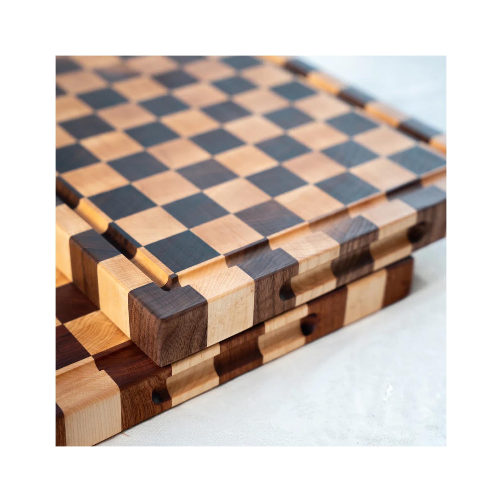 Checkered End Grain Board Abed Tahan